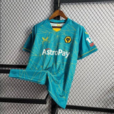 Camisa Wolverhamptom Away 22/23 - Torcedor Masculina Azul - Netmantos