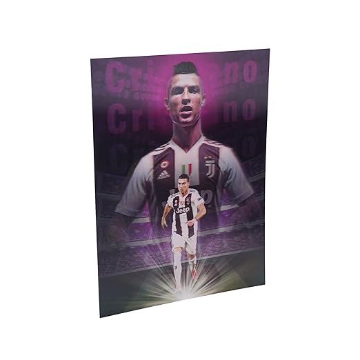 Poster 3D Cristiano Ronaldo - Todos os Times