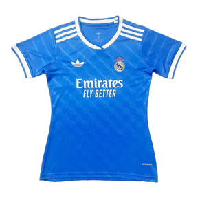 Camisa Real Madrid Third Away 25/26 - Torcedor Feminina Azul