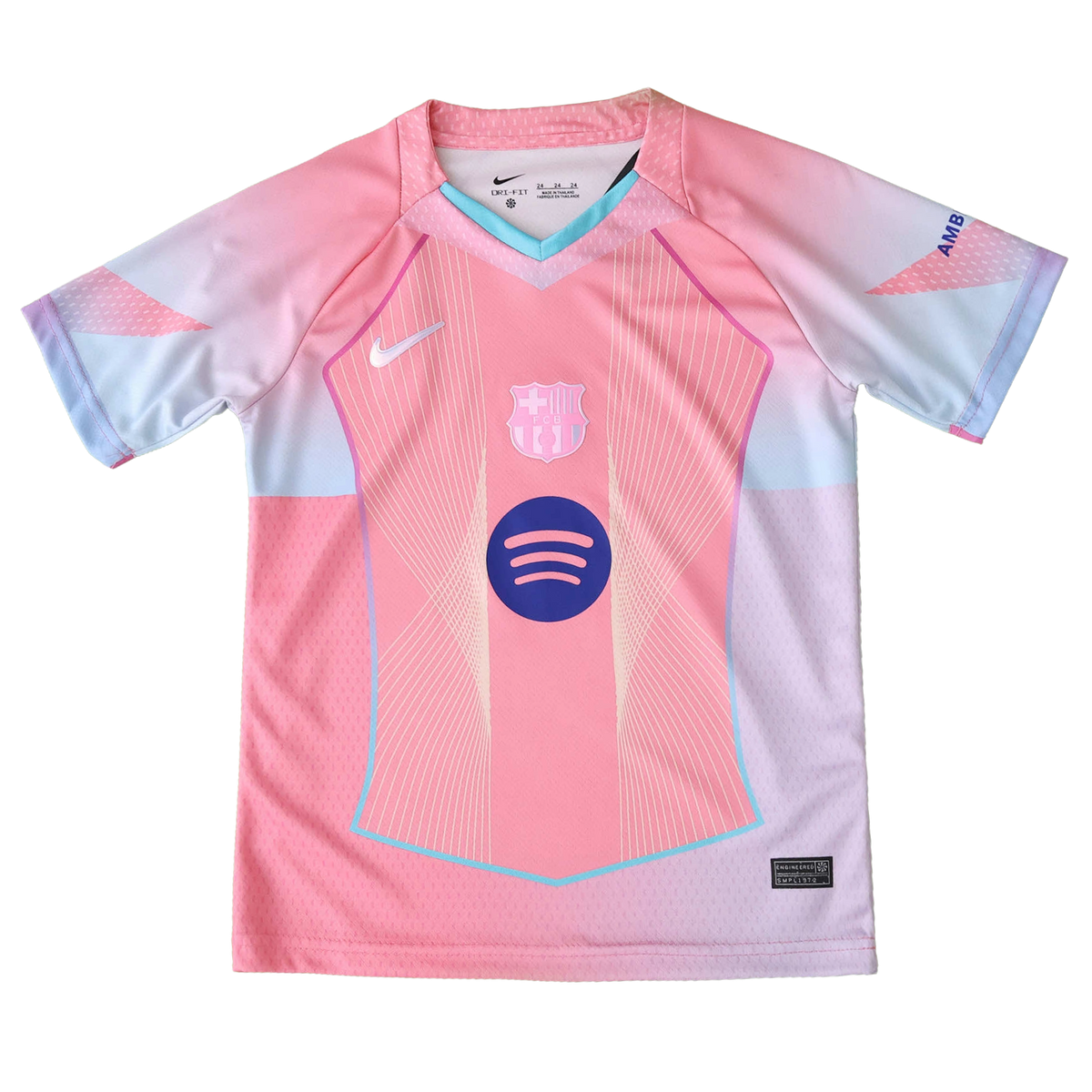 Camisa Barcelona Edição Especial 25/26 - Torcedor Masculina Rosa Refletiva