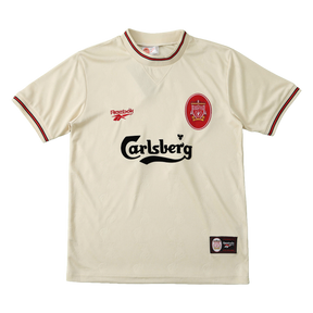 Camisa Liverpool Retrô Away 1996/97 - Torcedor Masculina Bege