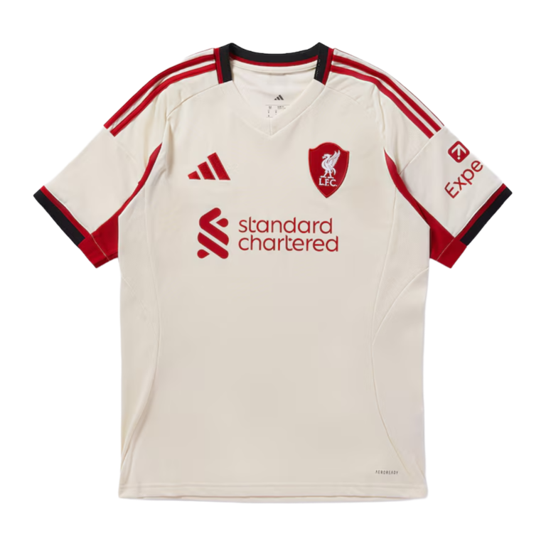 Camisa Liverpool Away 25/26 - Torcedor Masculina Branca