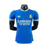 Camisa Real Madrid Third Away 25/26 - Jogador Masculina Azul