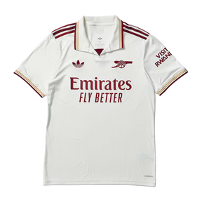 Camisa Arsenal Third Away 25/26 - Torcedor Masculina Branca