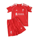 Camisa Liverpool Home 25/26 - Torcedor Infantil Vermelha