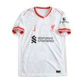 Camisa Liverpool Away II 24/25 - Torcedor Masculina Branca e Vermelha