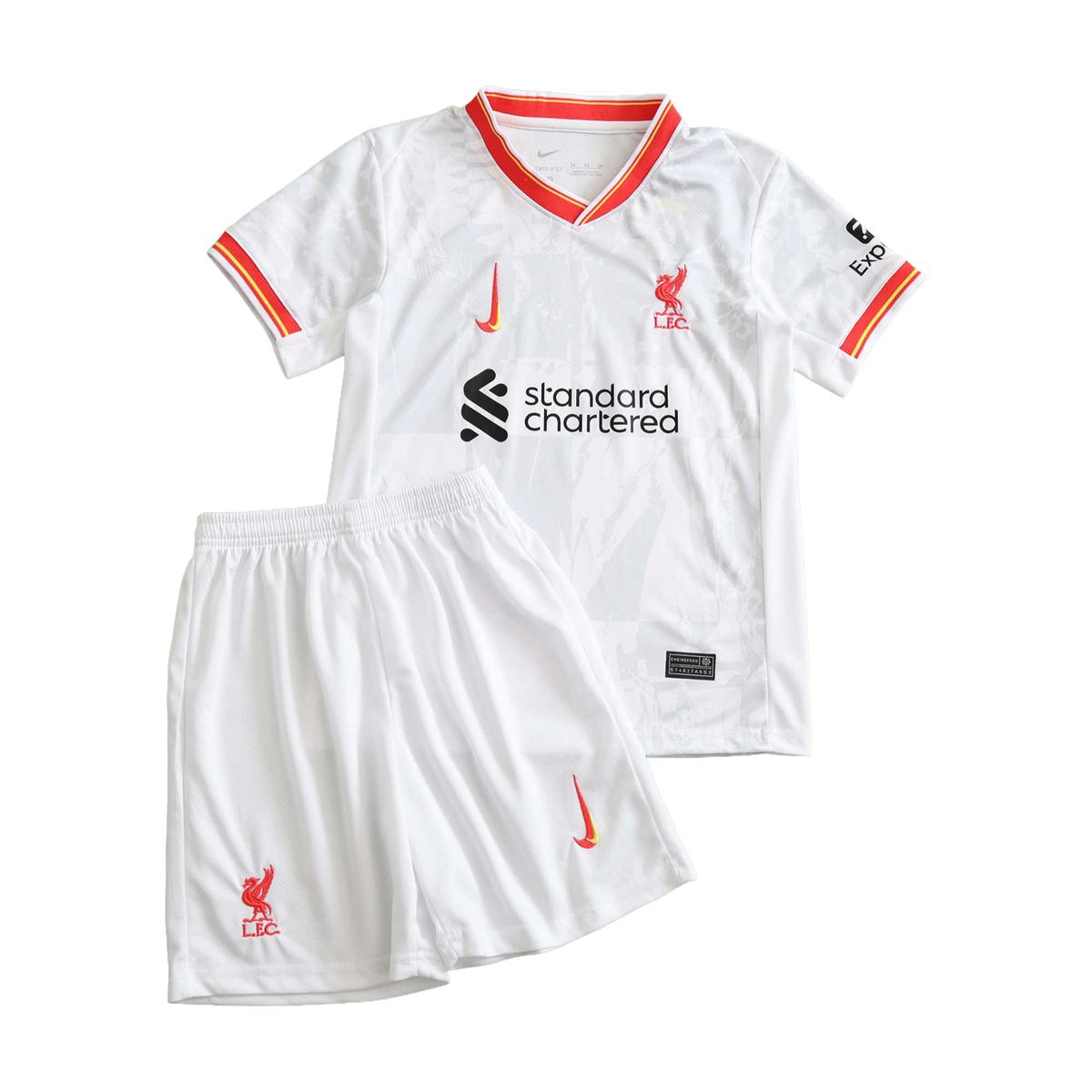 Camisa Liverpool Away 2 24/25 - Torcedor Infantil Branca