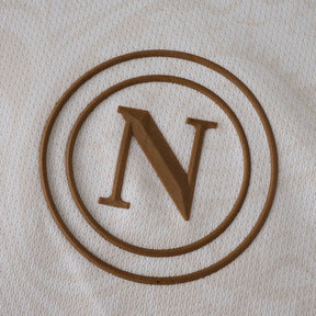 Camisa Napoli Away 25/26 - Torcedor Masculina Branca Dourada