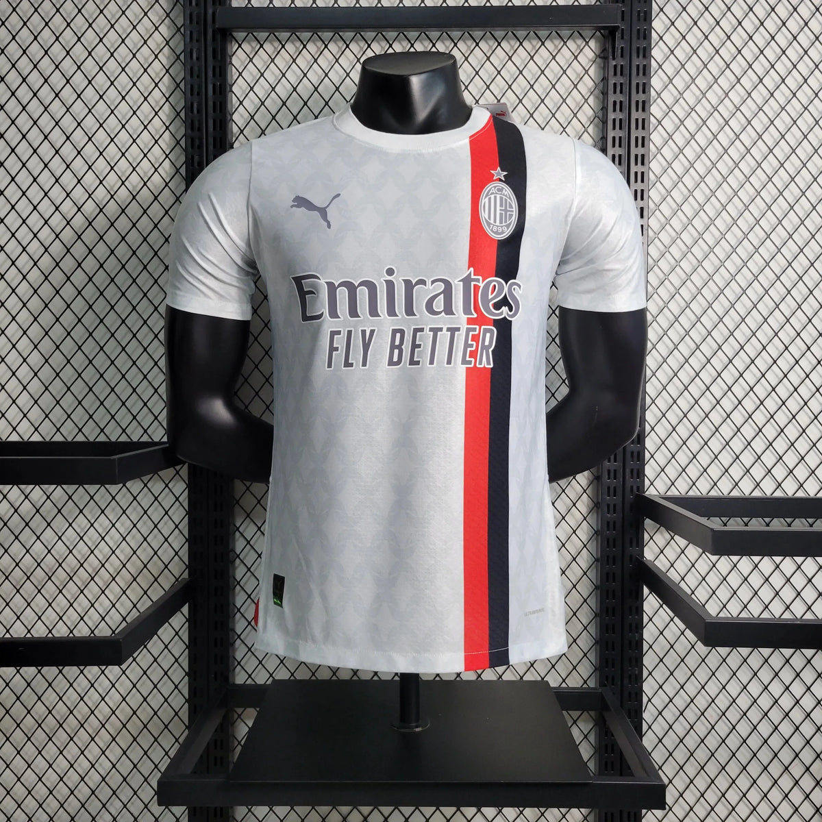 Camisa AC Milan Away 23/24 - Jogador Masculina Branca - Netmantos