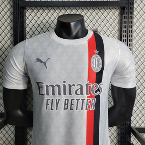 Camisa AC Milan Away 23/24 - Jogador Masculina Branca - Netmantos