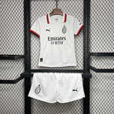Camisa AC Milan Away 24/25 - Torcedor Infantil Branca - Netmantos