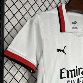 Camisa AC Milan Away 24/25 - Torcedor Infantil Branca - Netmantos