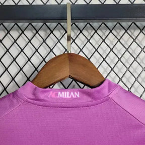 Camisa AC Milan Away II 23/24 - Torcedor Infantil Roxa - Netmantos