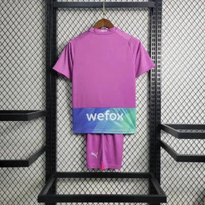 Camisa AC Milan Away II 23/24 - Torcedor Infantil Roxa - Netmantos