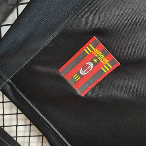 Camisa AC Milan Away Retrô 1998/99 - Torcedor Masculina Preta e Vermelha - Netmantos