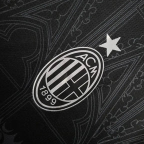 Camisa AC Milan Fourth 24/25 - Torcedor Masculina Preta - Netmantos