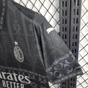 Camisa AC Milan Fourth 24/25 - Torcedor Masculina Preta - Netmantos