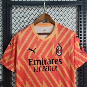 Camisa AC Milan Goleiro 23/24 - Torcedor Masculina Laranja - Netmantos