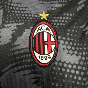 Camisa AC Milan Goleiro 24/25 - Torcedor Masculina Preta - Netmantos