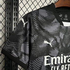 Camisa AC Milan Goleiro 24/25 - Torcedor Masculina Preta - Netmantos