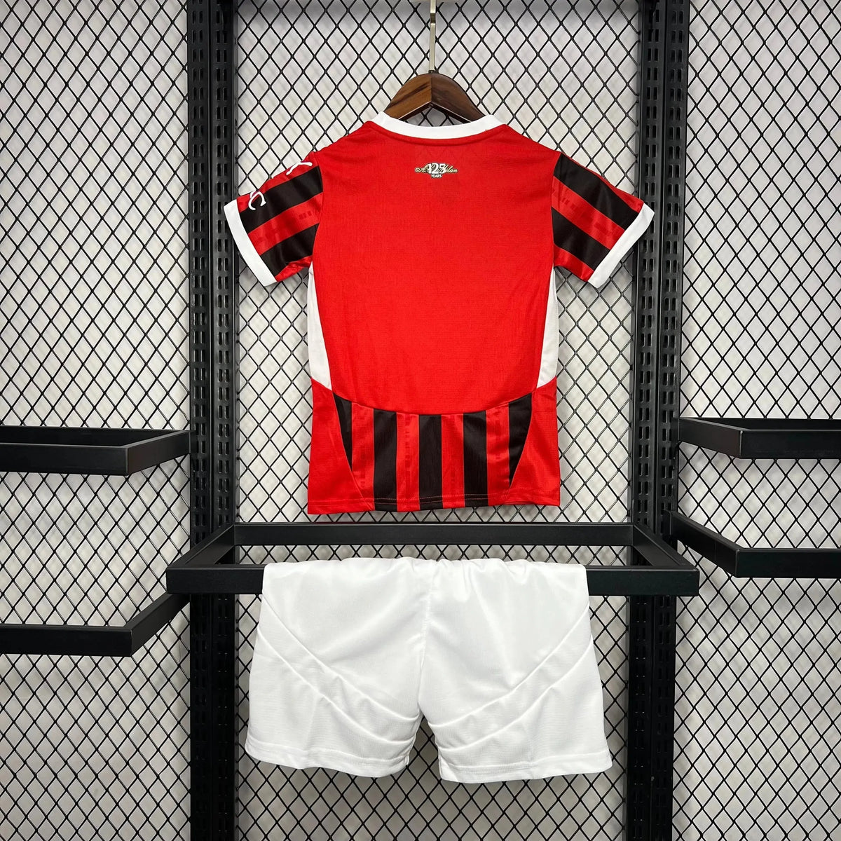 Camisa AC Milan Home 24/25 - Torcedor Infantil Vermelha - Netmantos