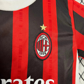Camisa AC Milan Home 24/25 - Torcedor Infantil Vermelha - Netmantos