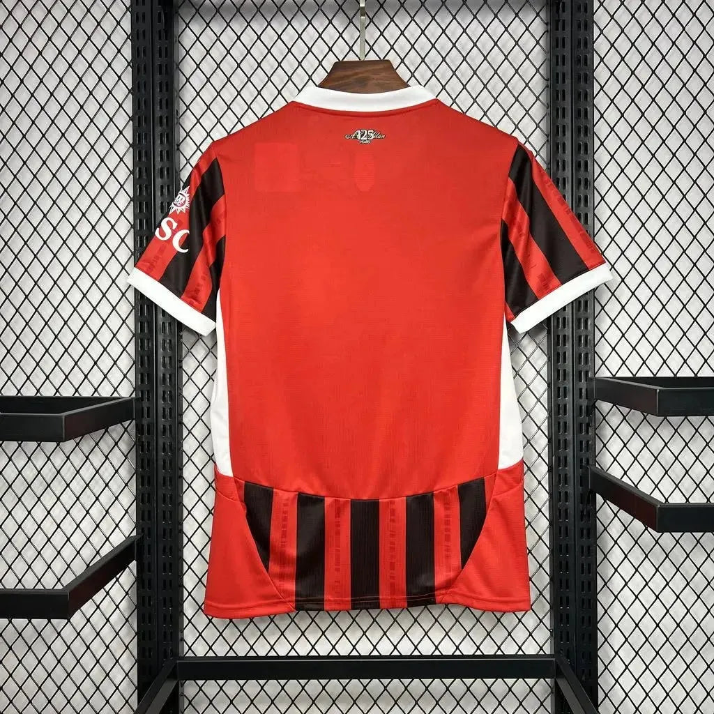 Camisa AC Milan Home 24/25 - Torcedor Masculina Vermelha - Netmantos