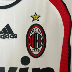 Camisa Ac Milan Retrô Away 2006/07 - Torcedor Infantil Branca - Netmantos