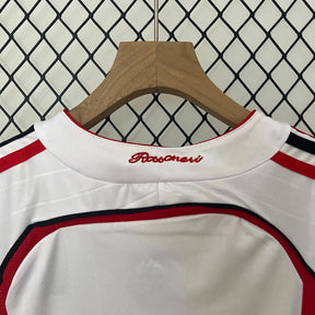 Camisa Ac Milan Retrô Away 2006/07 - Torcedor Infantil Branca - Netmantos