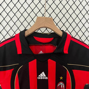 Camisa Ac Milan Retrô Home 2006/07 - Torcedor Infantil Dourada - Netmantos