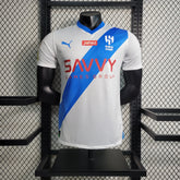 Camisa Al-Hilal Away 23/24 - Jogador Masculina Branca + Neymar 10 - Netmantos