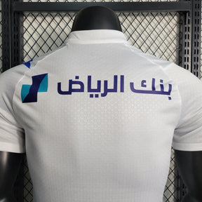 Camisa Al-Hilal Away 23/24 - Jogador Masculina Branca + Neymar 10 - Netmantos