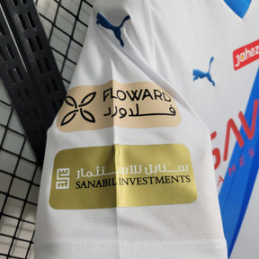 Camisa Al-Hilal Away 23/24 - Torcedor Masculina Branca + Neymar 10 - Netmantos