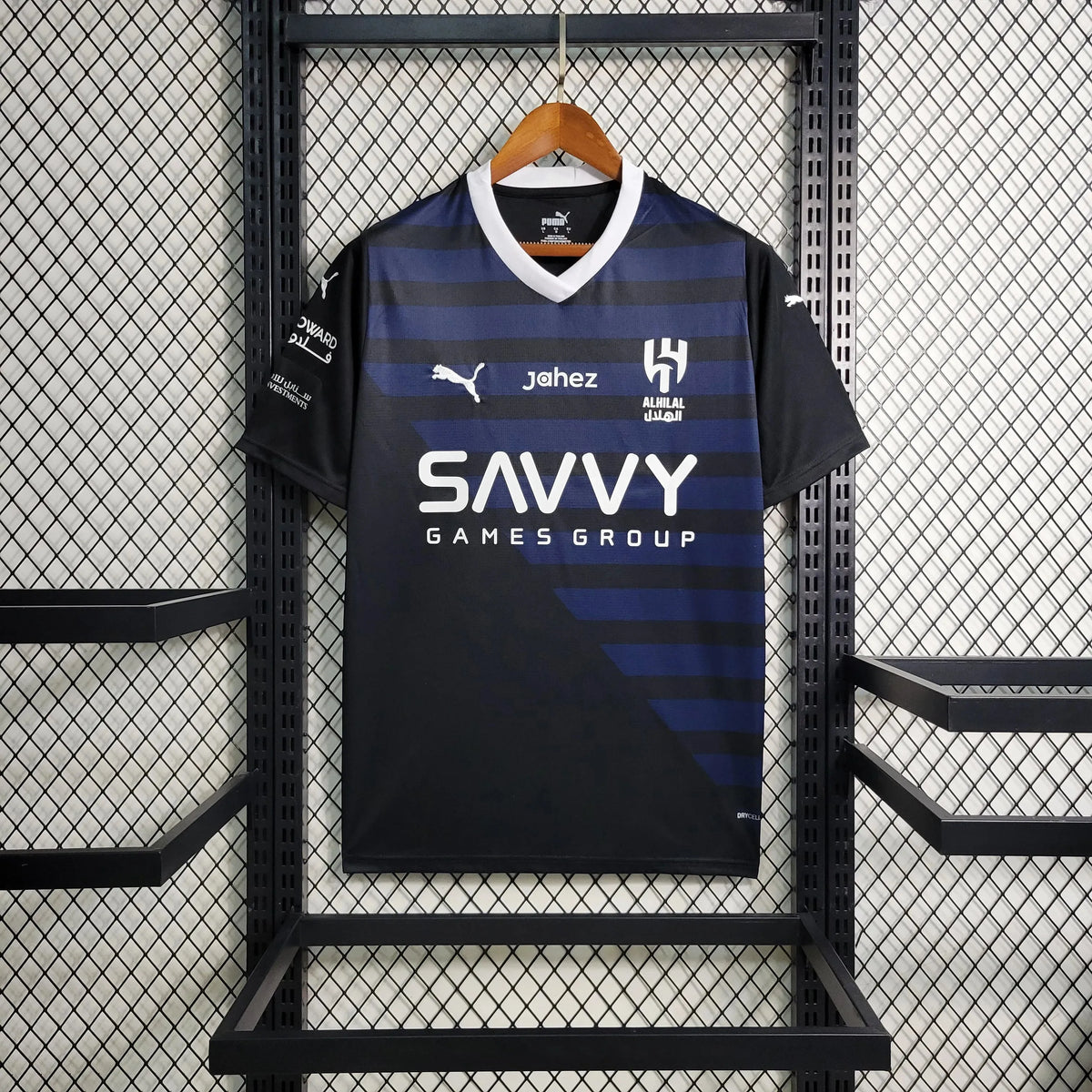Camisa Al-Hilal Away II 23/24 - Torcedor Masculina Preta + Neymar 10 - Netmantos