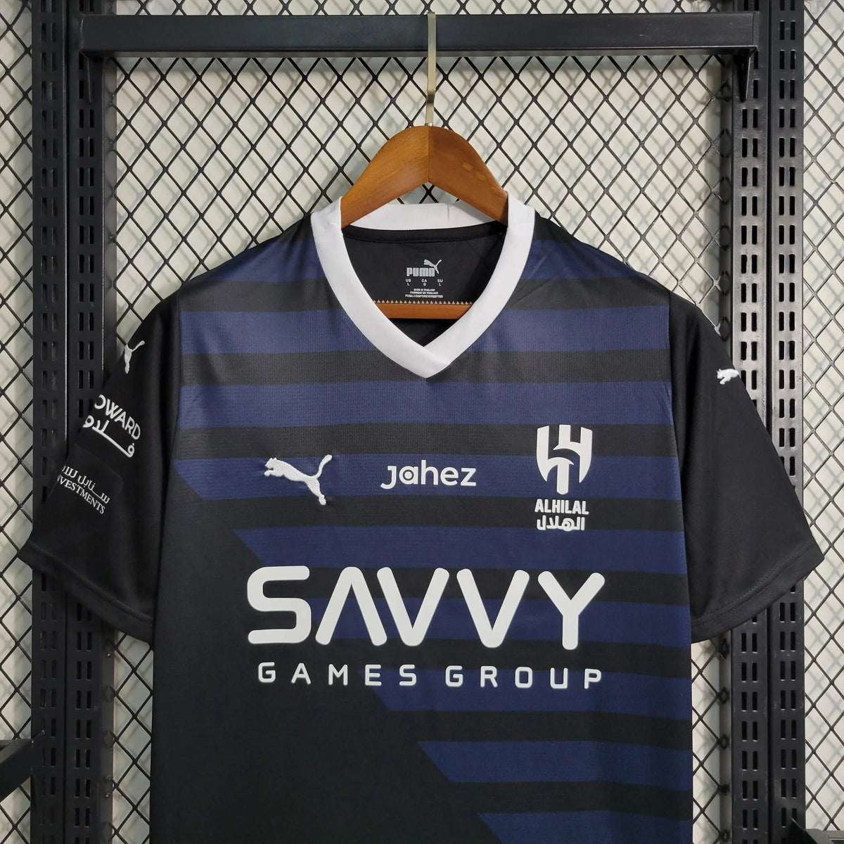 Camisa Al-Hilal Away II 23/24 - Torcedor Masculina Preta + Neymar 10 - Netmantos