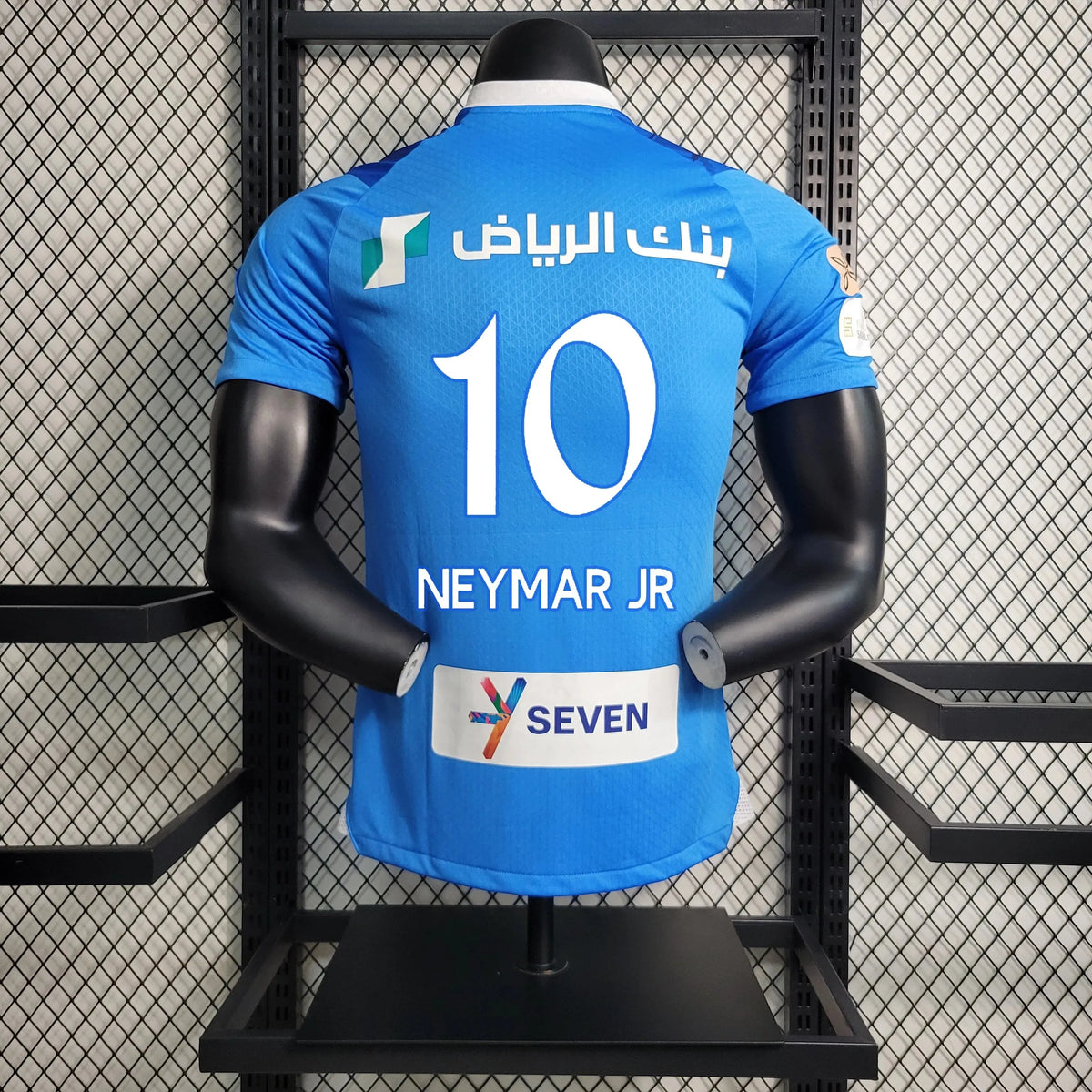 Camisa Al-Hilal Home 23/24 - Jogador Masculina Azul + Neymar 10 - Netmantos