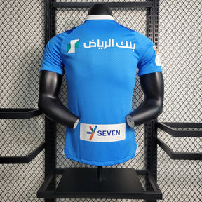 Camisa Al-Hilal Home 23/24 - Jogador Masculina Azul + Neymar 10 - Netmantos
