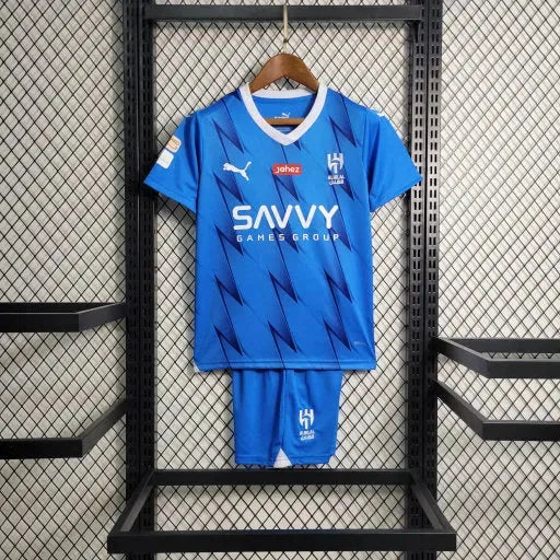 Camisa Al-Hilal Home 23/24 - Torcedor Infantil Azul - Netmantos