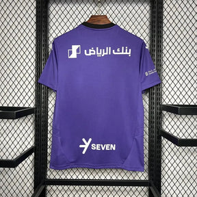 Camisa Al-Hilal Third Away 24/25 - Torcedor Masculina Roxa + Neymar 10 - Netmantos
