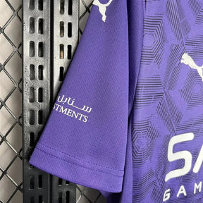 Camisa Al-Hilal Third Away 24/25 - Torcedor Masculina Roxa + Neymar 10 - Netmantos