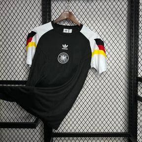 Camisa Alemanha Pré-Jogo 24/25 - Torcedor Masculina Preta - Netmantos