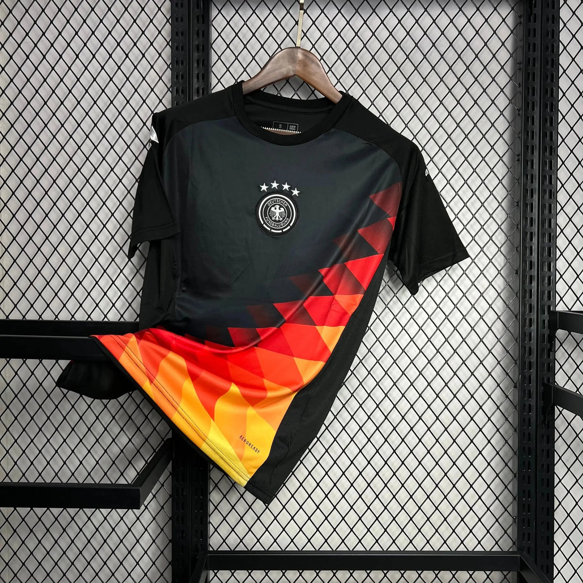Camisa Alemanha Treino 24/25 - Torcedor Masculina Preta - Netmantos