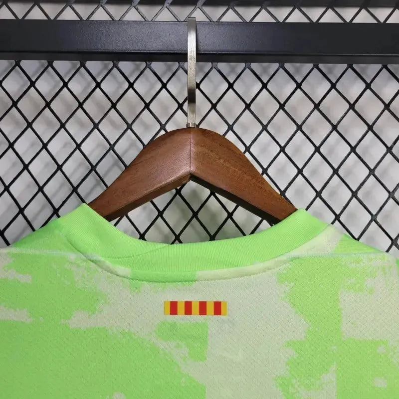 Camisa Barcelona Third Away 24/25 - Torcedor Masculina Verde - Netmantos