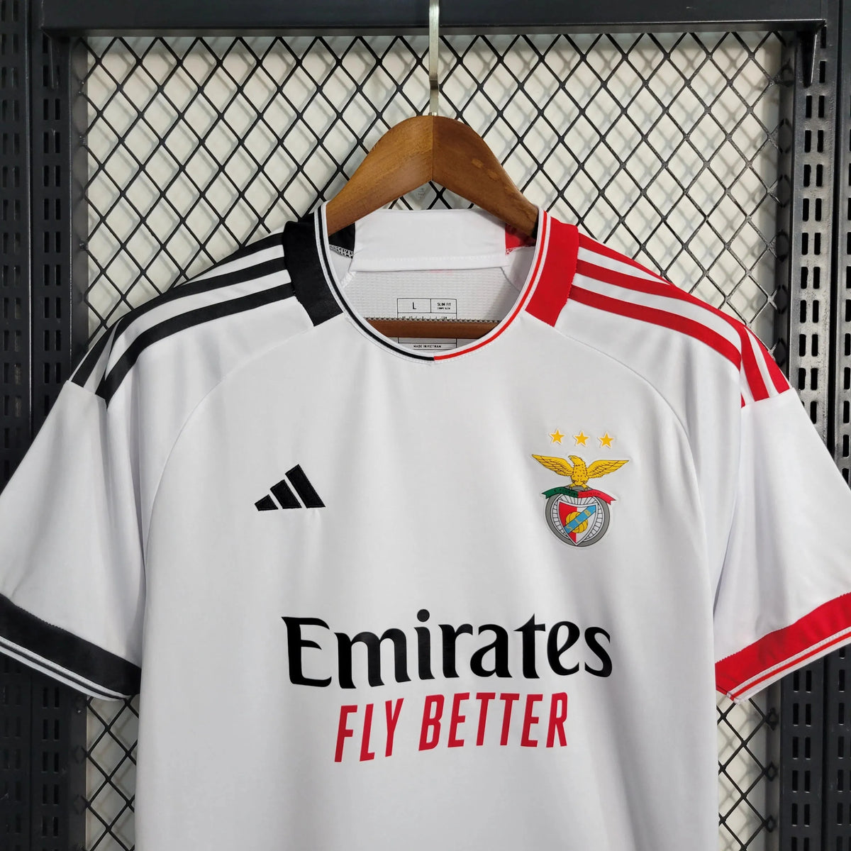 Camisa Benfica Away 23/24 - Torcedor Masculina Branca - Netmantos