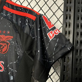 Camisa Benfica Away 24/25 - Torcedor Infantil Preta - Netmantos