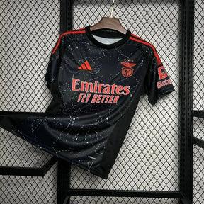 Camisa Benfica Away 24/25 - Torcedor Masculina Preta - Netmantos