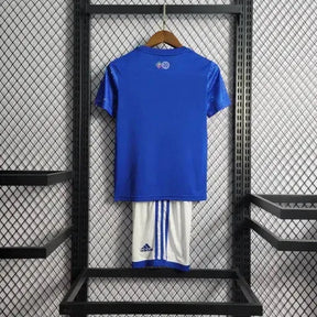 Camisa Cruzeiro Home 22/23 - Torcedor Infantil Azul - Netmantos