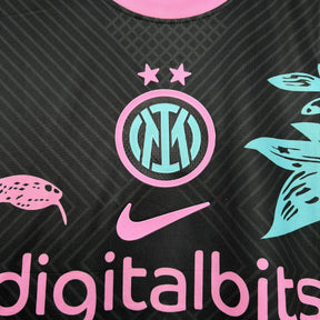 Camisa Inter de Milão Edição Especial 24/25 - Torcedor Masculina Dragão Preta e Rosa - Netmantos
