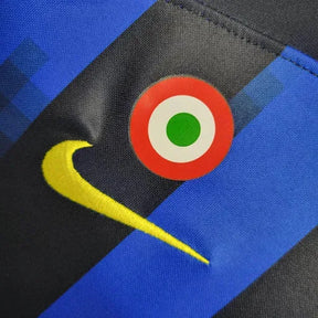Camisa Inter de Milão Home 23/24 - Torcedor Infantil Azul e Preta - Netmantos