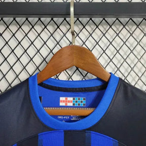 Camisa Inter de Milão Home 23/24 - Torcedor Infantil Azul e Preta - Netmantos